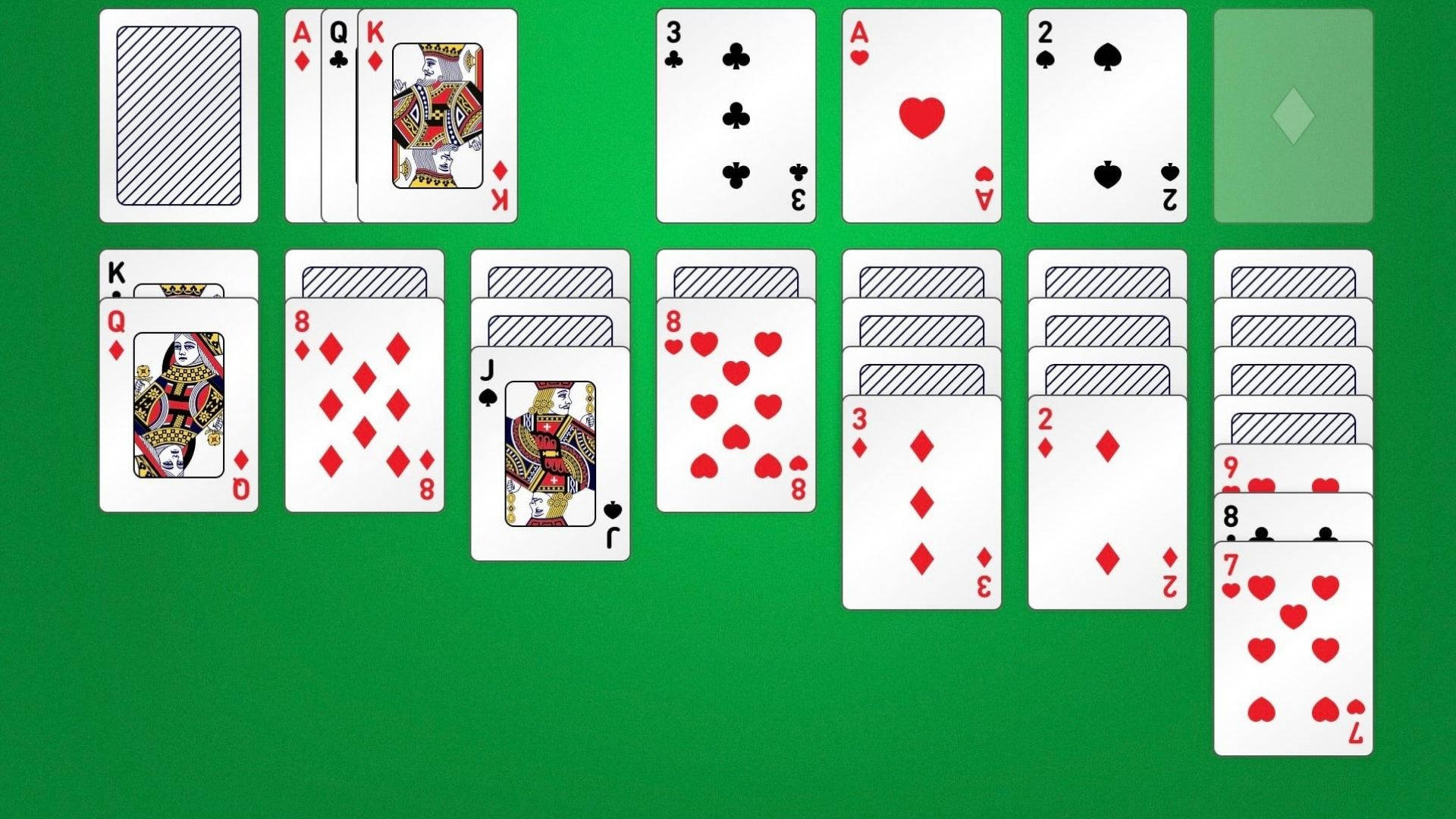 Solitaire Gaming Cards Wallpaper