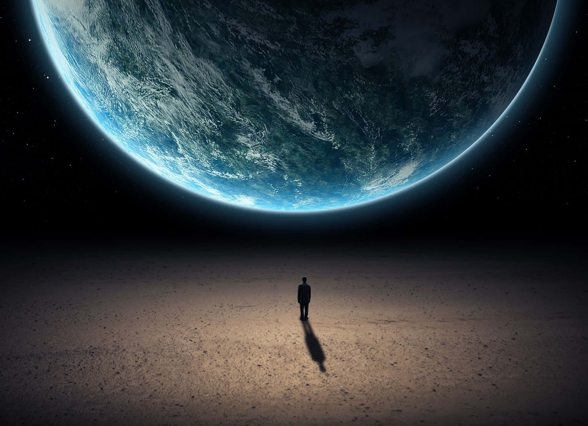 Solitary Man On Earth Wallpaper