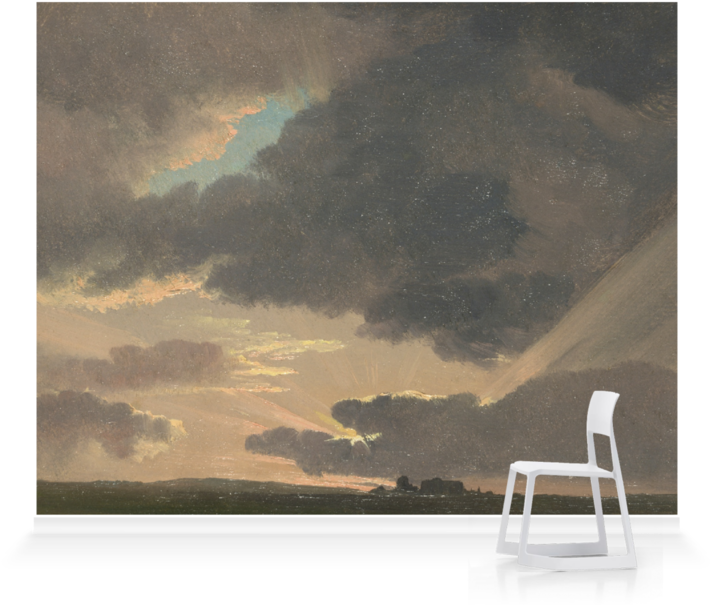 Solitary_ Chair_at_ Sunset PNG