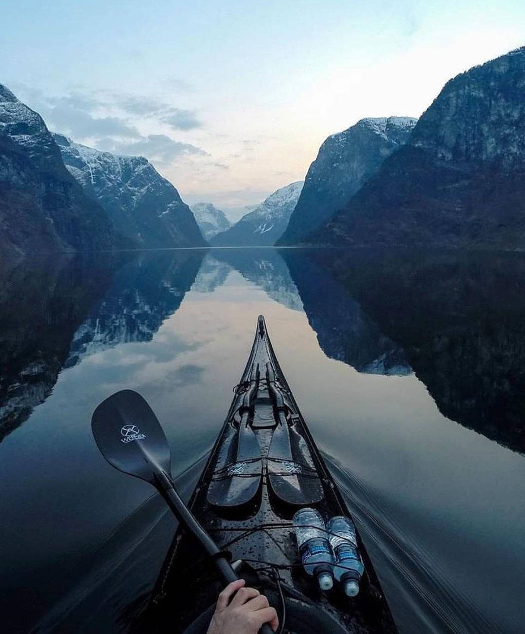 Solo Kayaking Trip Wallpaper