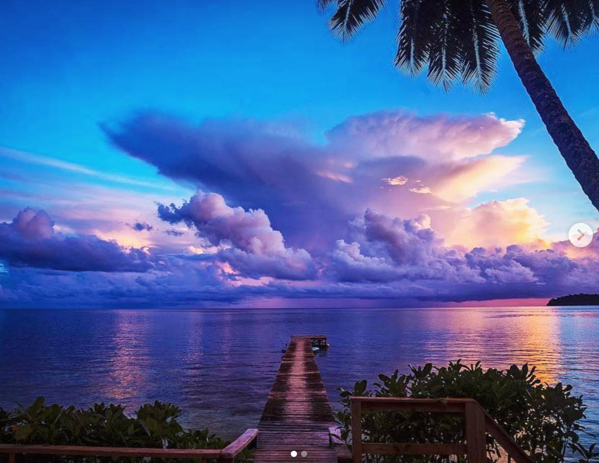 Solomon Islands Aesthetic Clouds Wallpaper