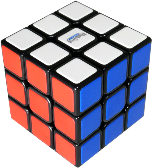 Solved Rubiks Cubeon Display PNG
