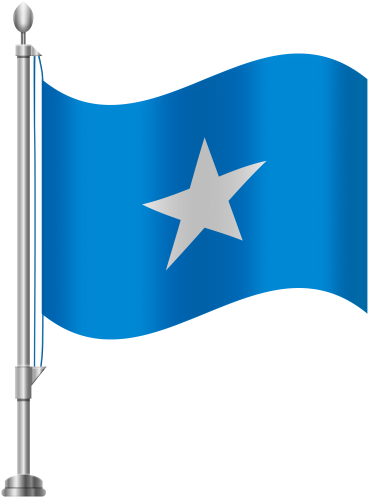 Somali Flag Waving PNG