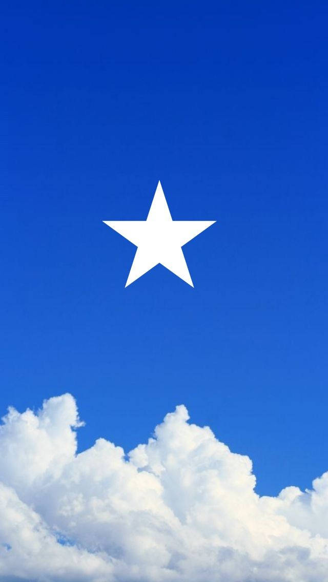 Somaliaflagge Wolken Wallpaper