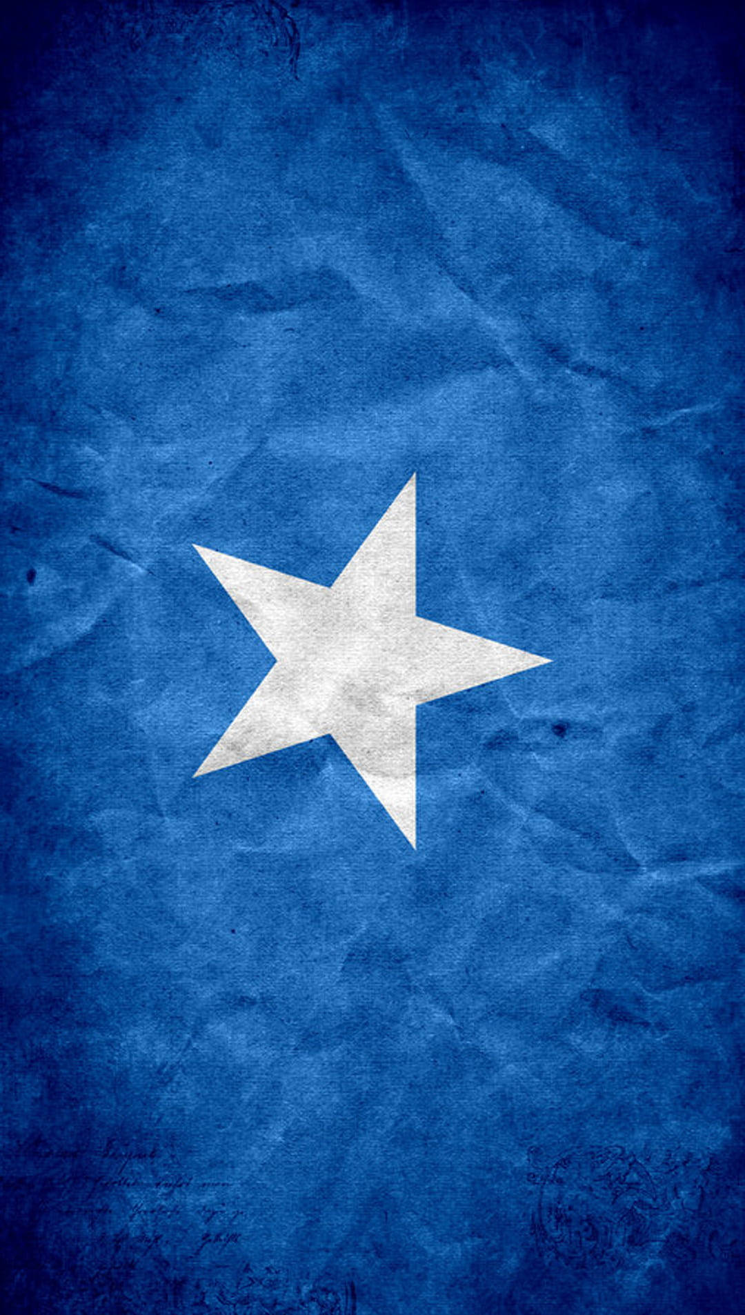 Somaliaflagge Zerknitterte Textur Wallpaper