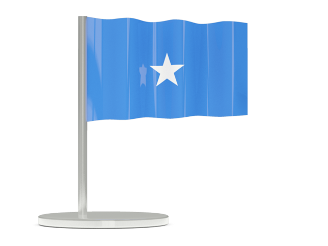 Somalia Flag Display PNG