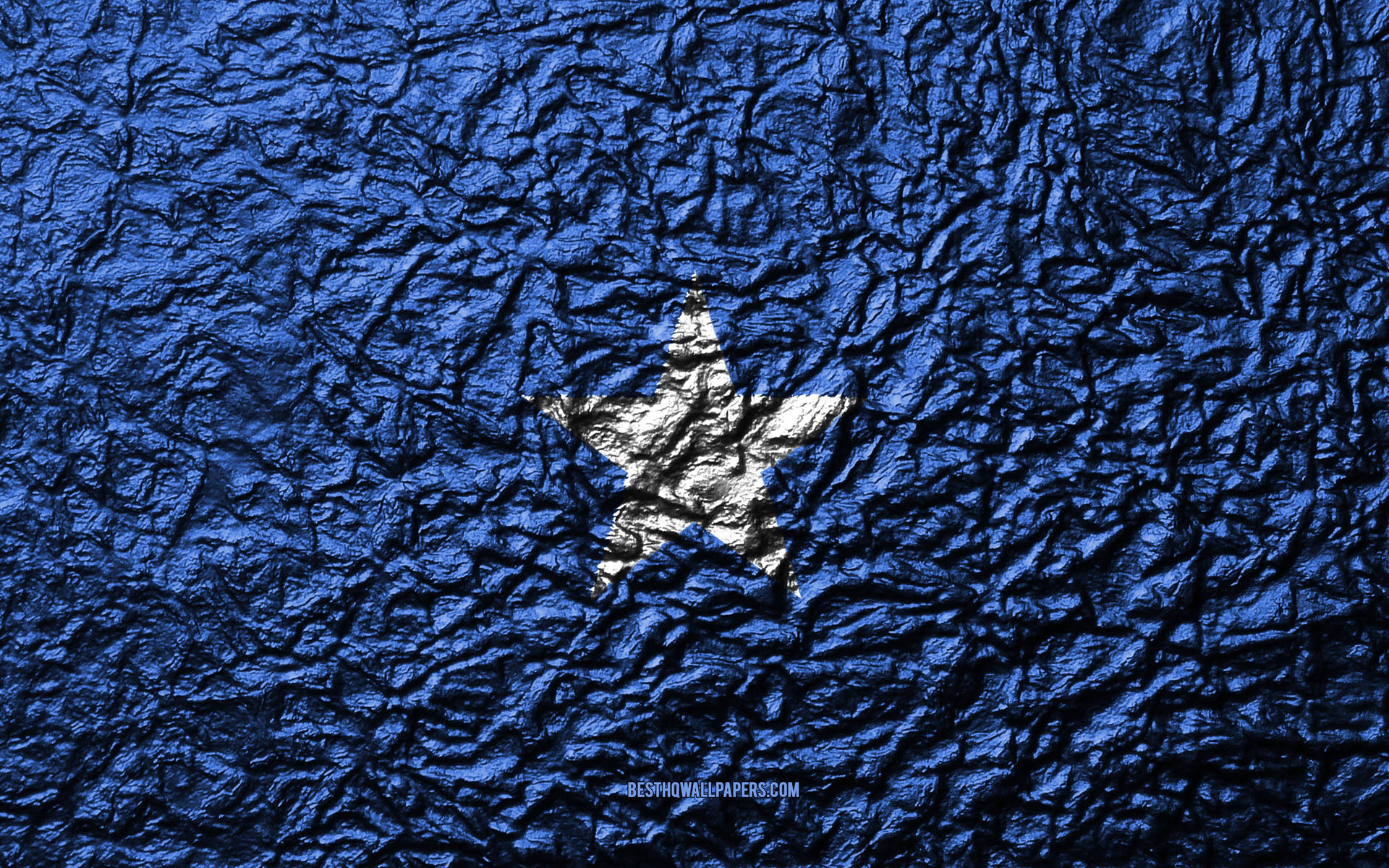 Somalia Flag Grov Tekstur Wallpaper