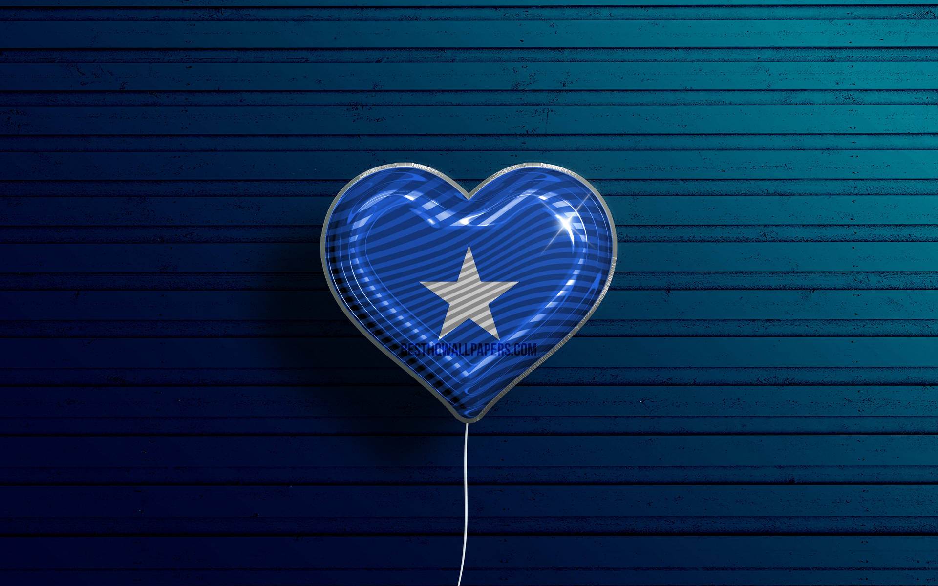Somalia Heart Balloon Wallpaper