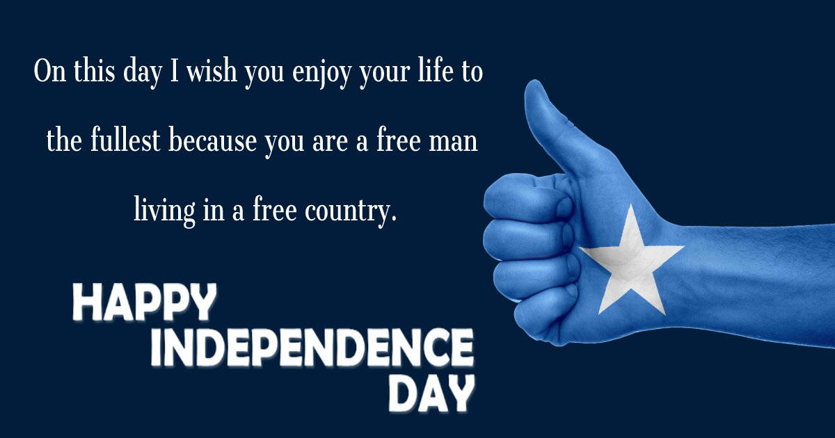 Somalia Independence Thumbs Up Wallpaper