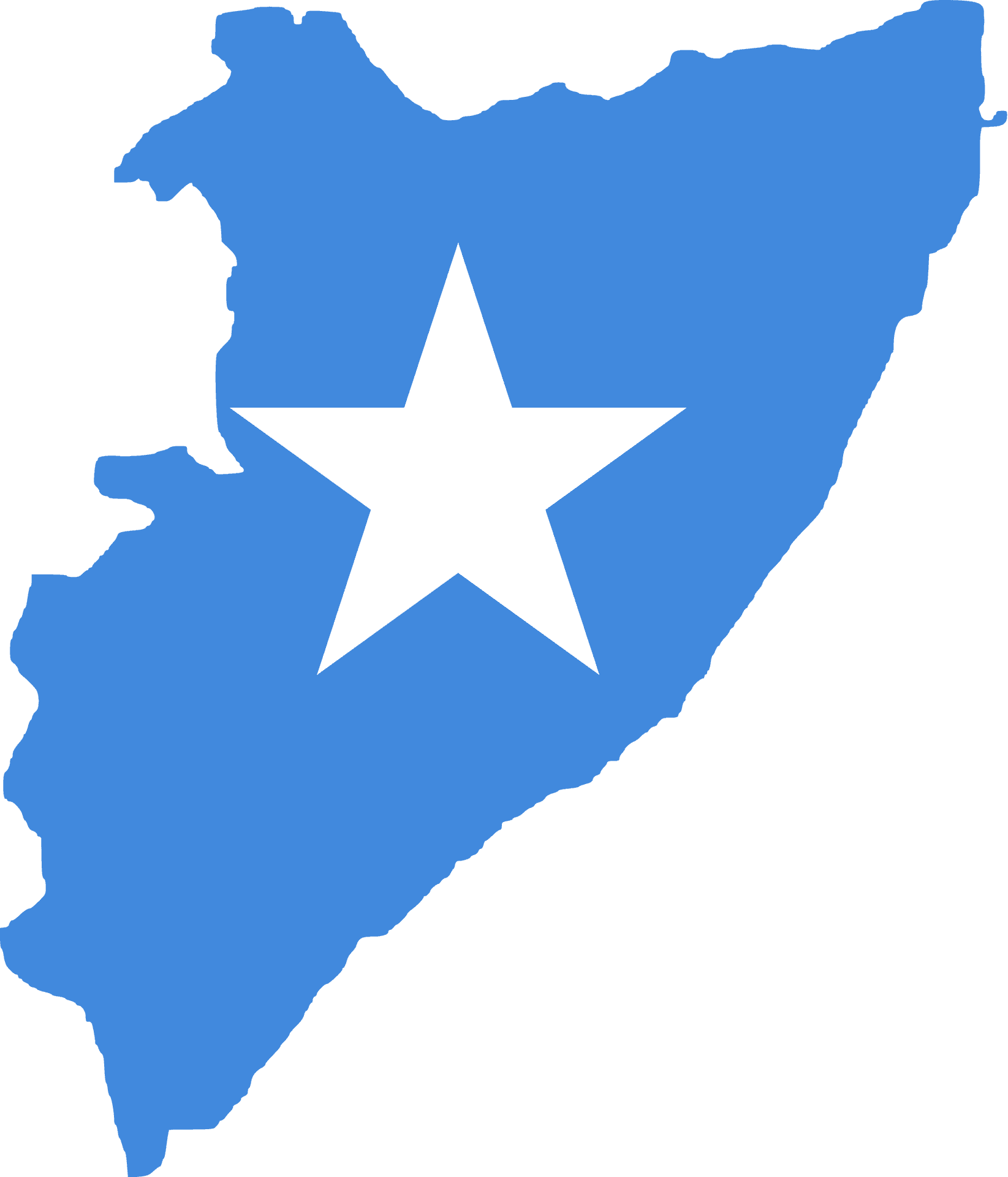 Somalia Map Flag PNG
