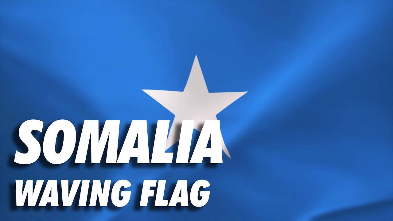 Bandiera Sventolante Della Somalia Sfondo