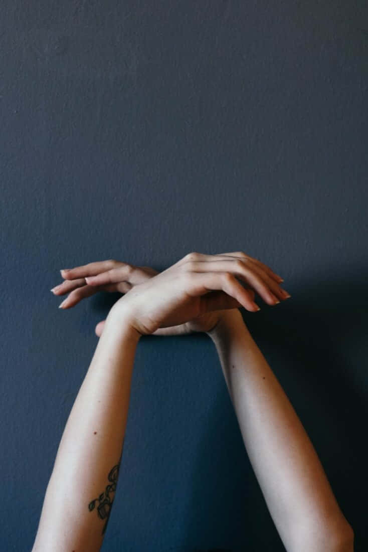 Somatic Hands Touching Wallpaper