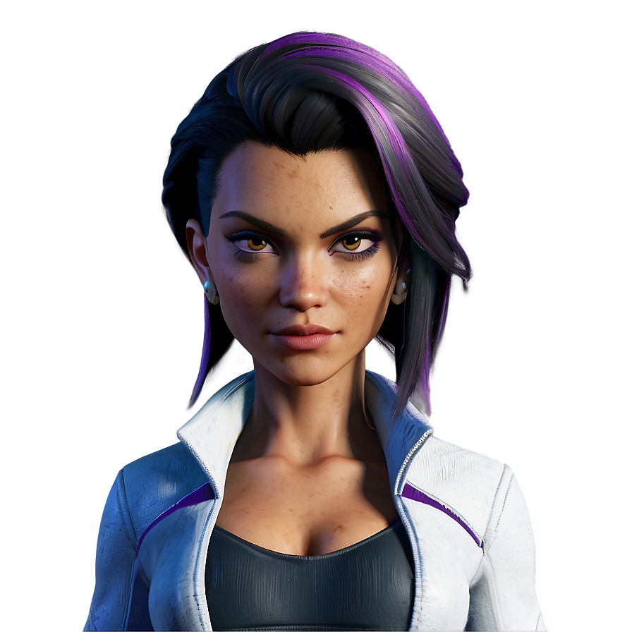 Download Sombra In-game Model Png Ous | Wallpapers.com