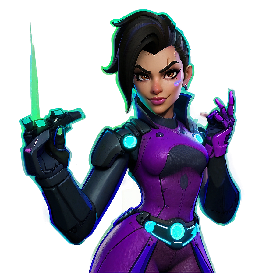 Sombra Overwatch Anniversary Png Lug89 PNG