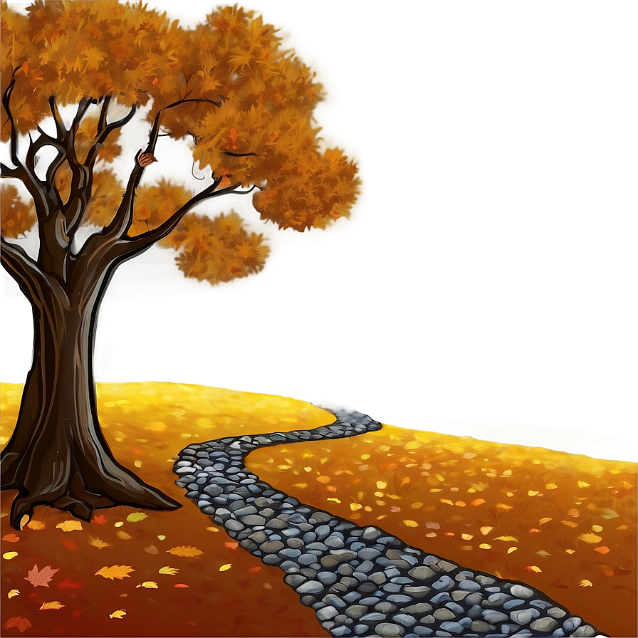 Sombre Autumn Path Png 8 PNG