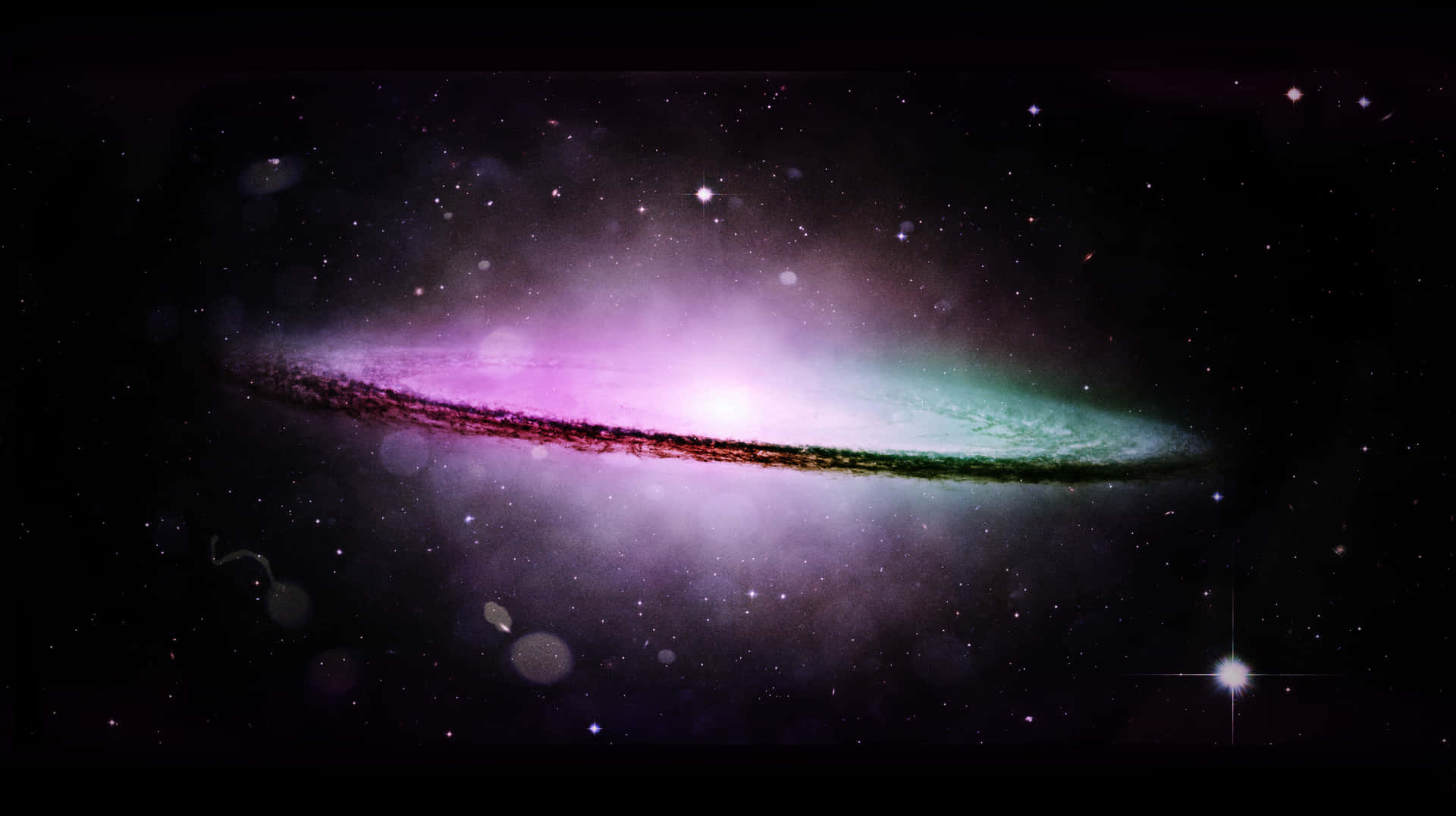 Stunning Sombrero Galaxy in High Resolution Wallpaper