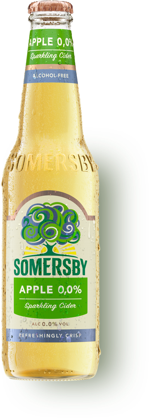 Somersby Non Alcoholic Sparkling Cider Bottle PNG