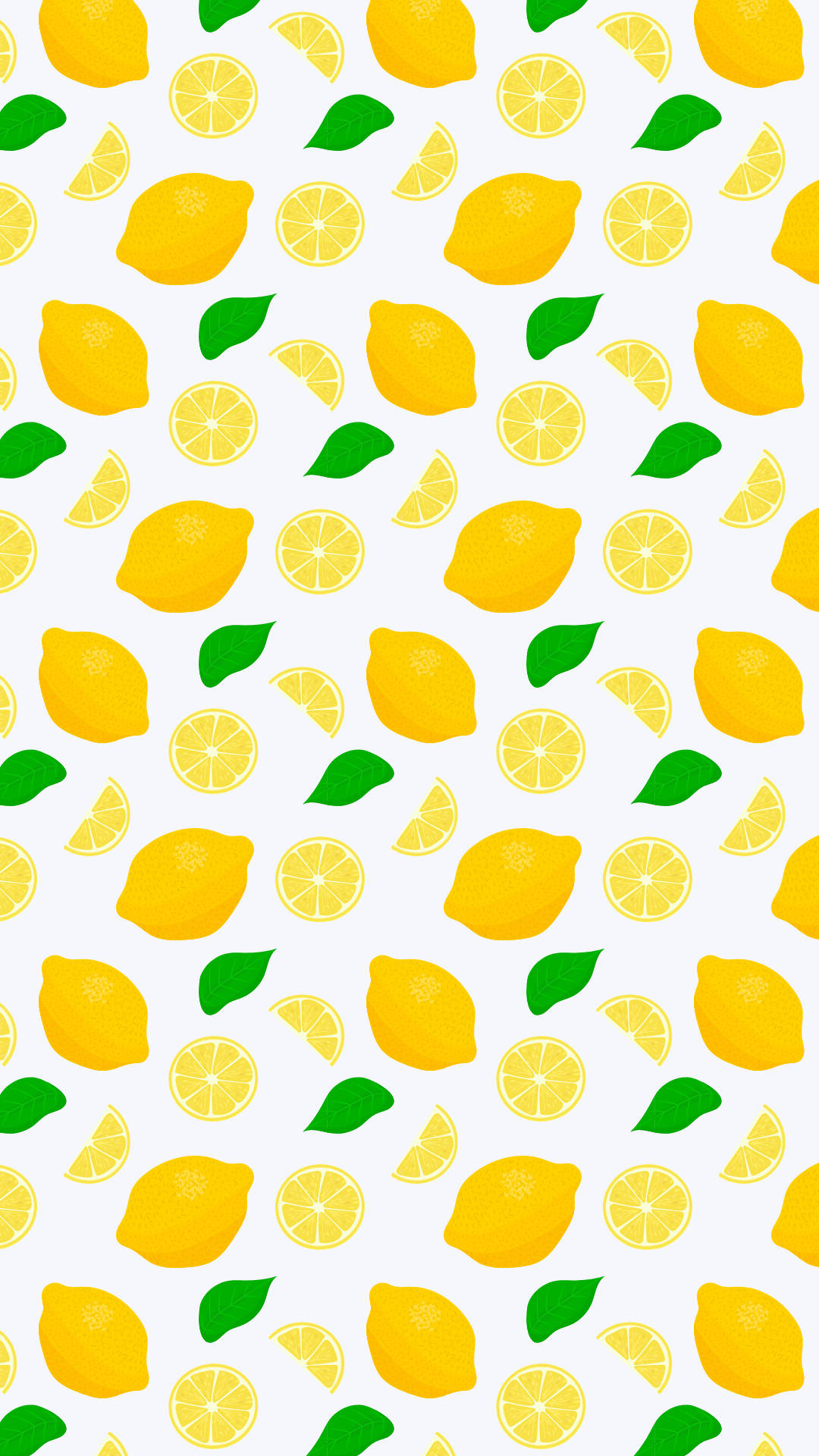 Sommer Iphone Citron Mønster Wallpaper