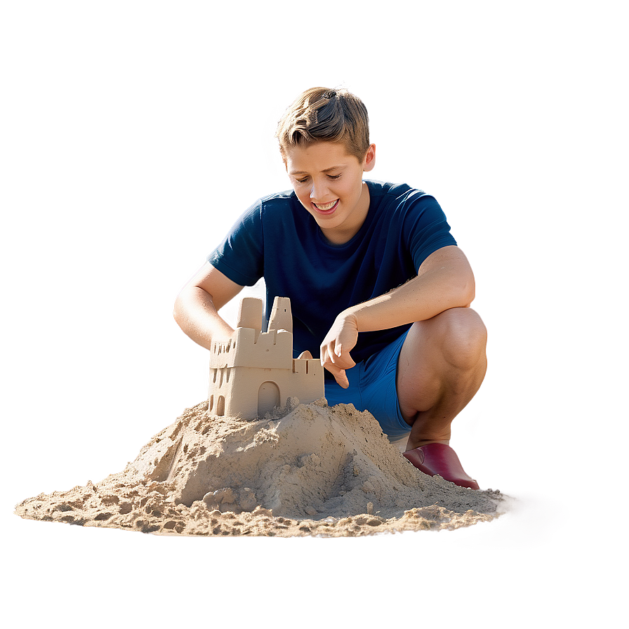 Son Building Sandcastle Png 06242024 PNG