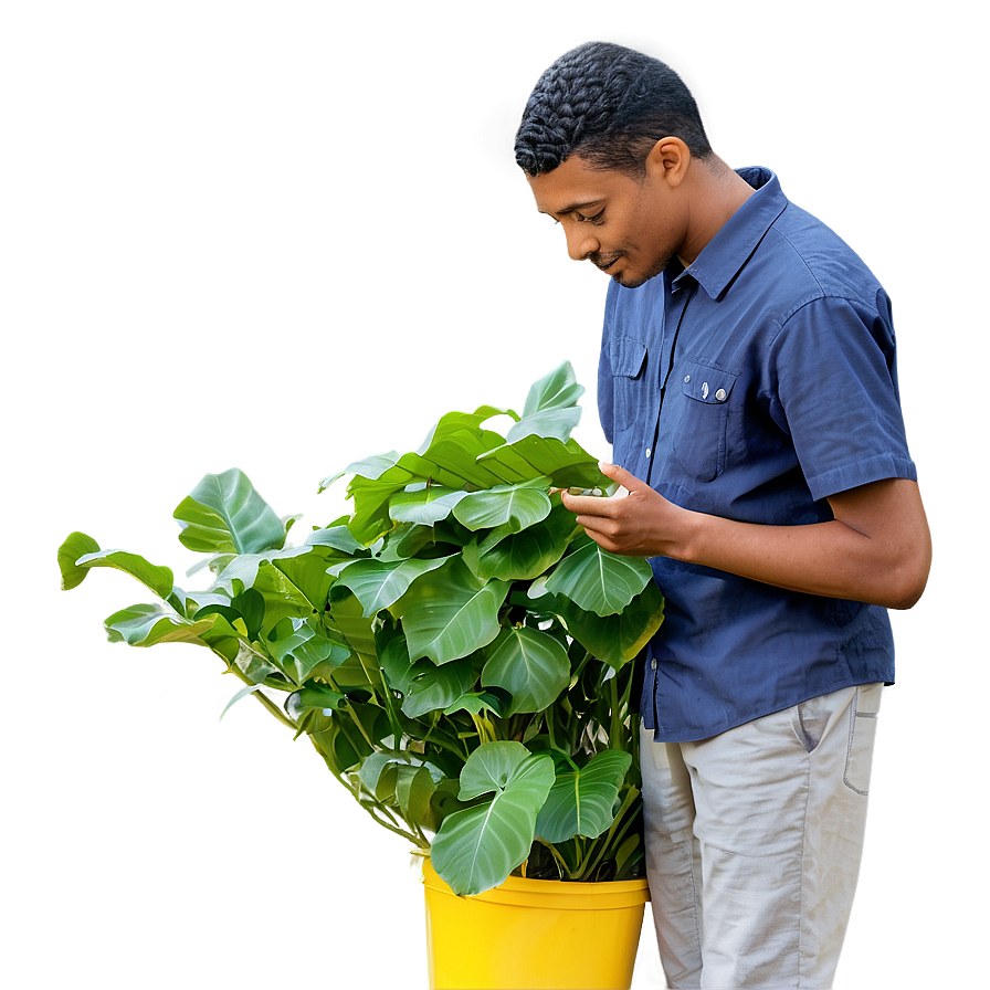 Son Collecting Leaves Png Kkt35 PNG