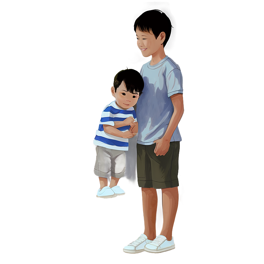 Son Drawing Family Portrait Png Bdx47 PNG