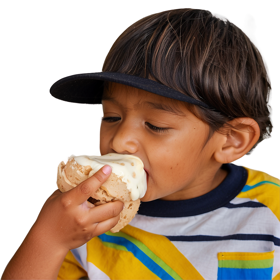 Son Eating Ice Cream Png 75 PNG