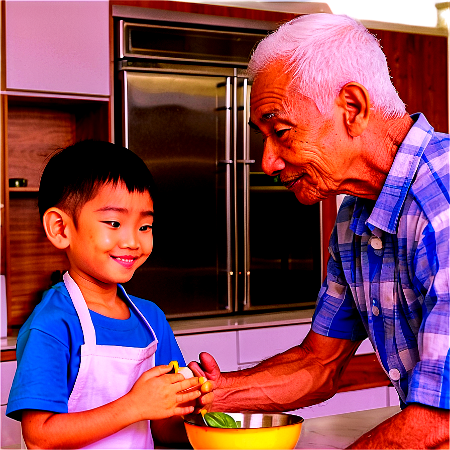 Son Helping In Kitchen Png Kdb37 PNG