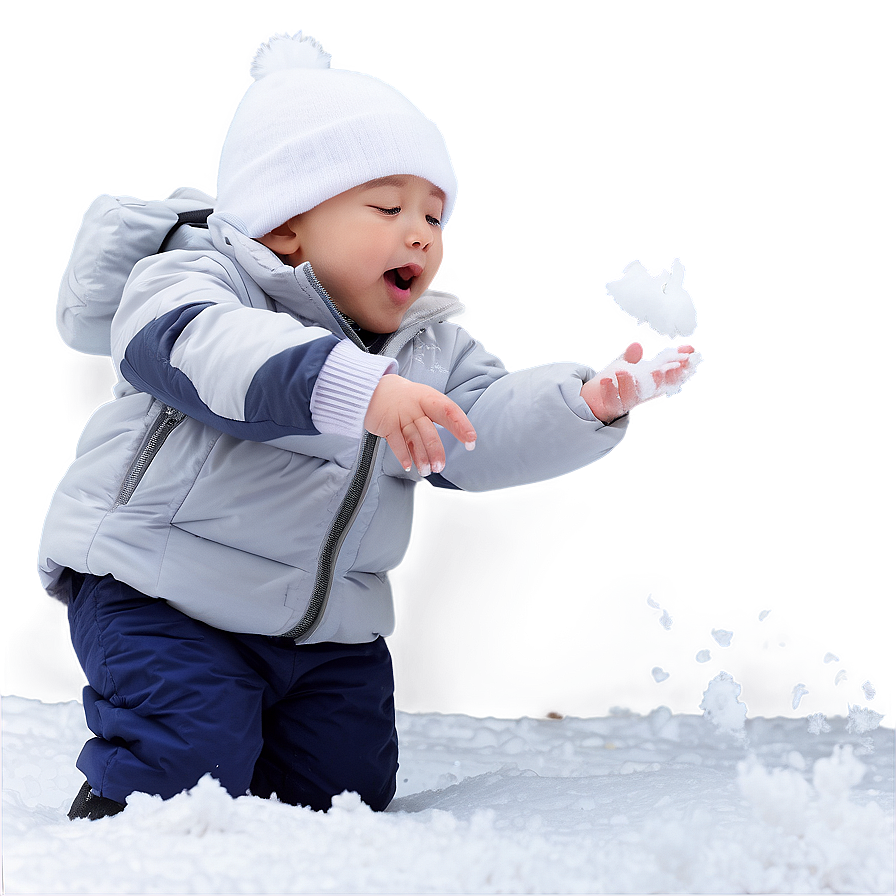 Son Playing In Snow Png Ils PNG