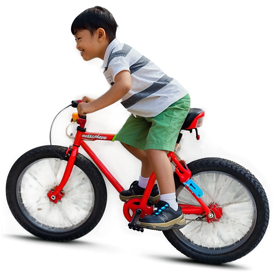 Son Riding Bicycle Png 06242024 PNG