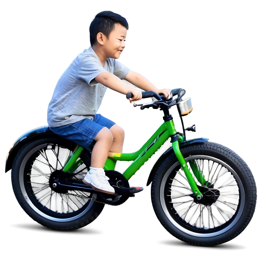 Son Riding Bicycle Png Klf38 PNG