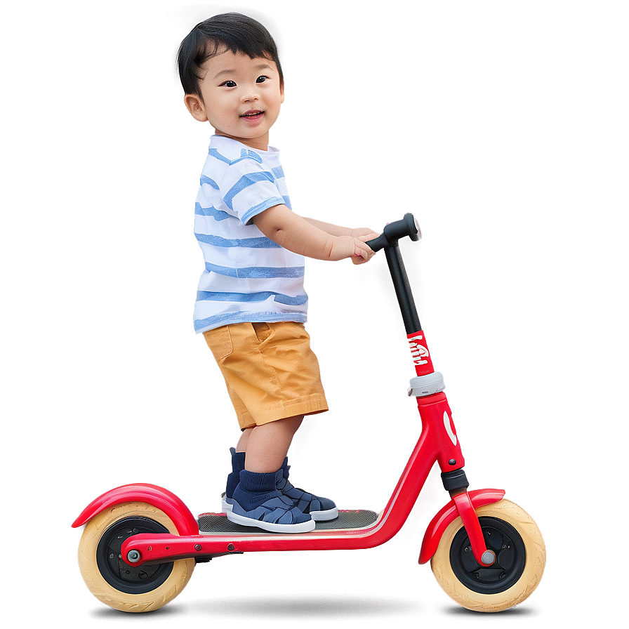 Son Riding Scooter Png Crd92 PNG