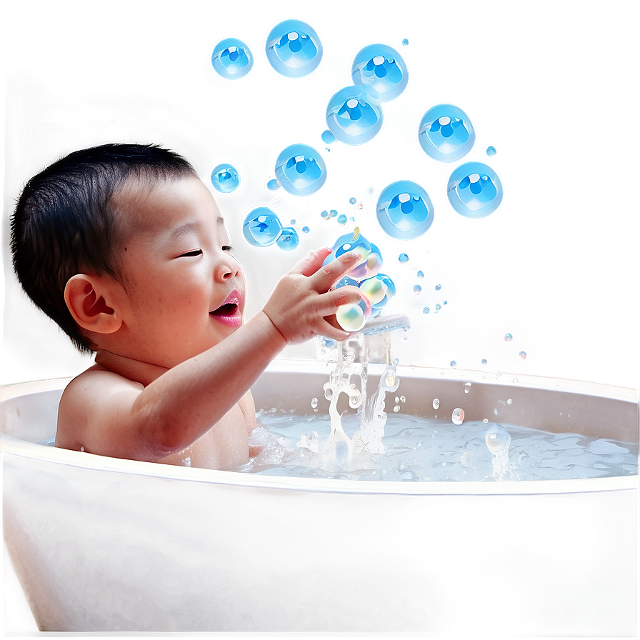 Son's Bubble Bath Fun Png 06242024 PNG