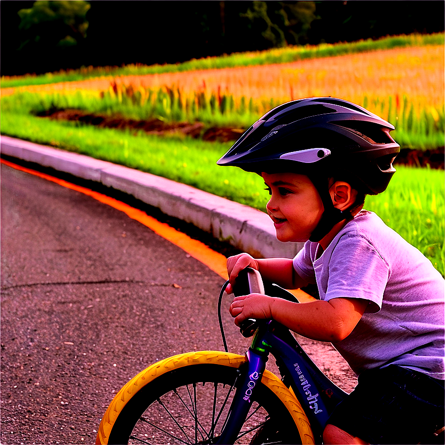 Son's First Bike Ride Png Rgx76 PNG