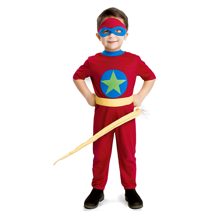 Son Wearing Superhero Costume Png 42 PNG