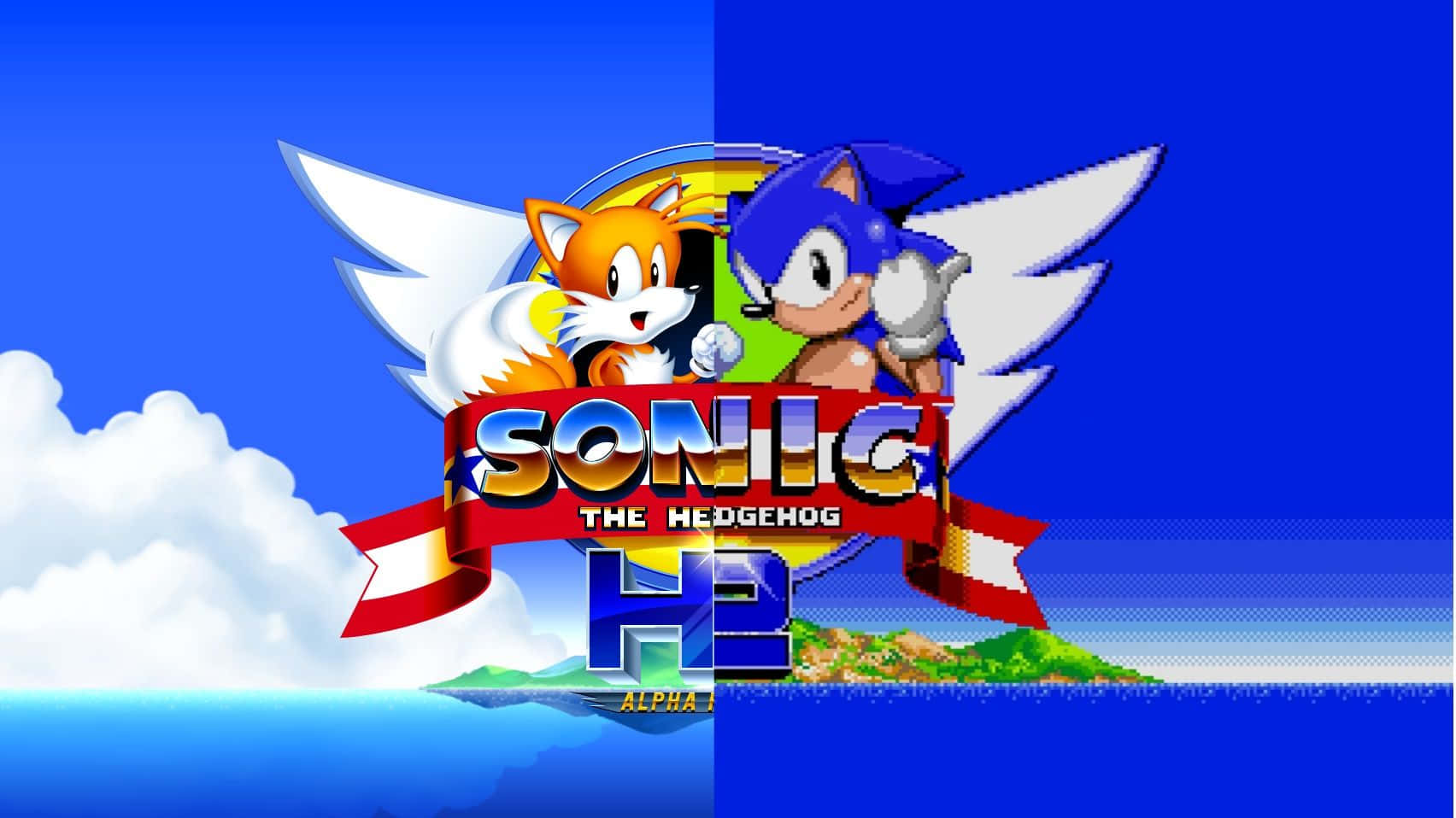 Sonic The Hedgehog H2-tapet Wallpaper