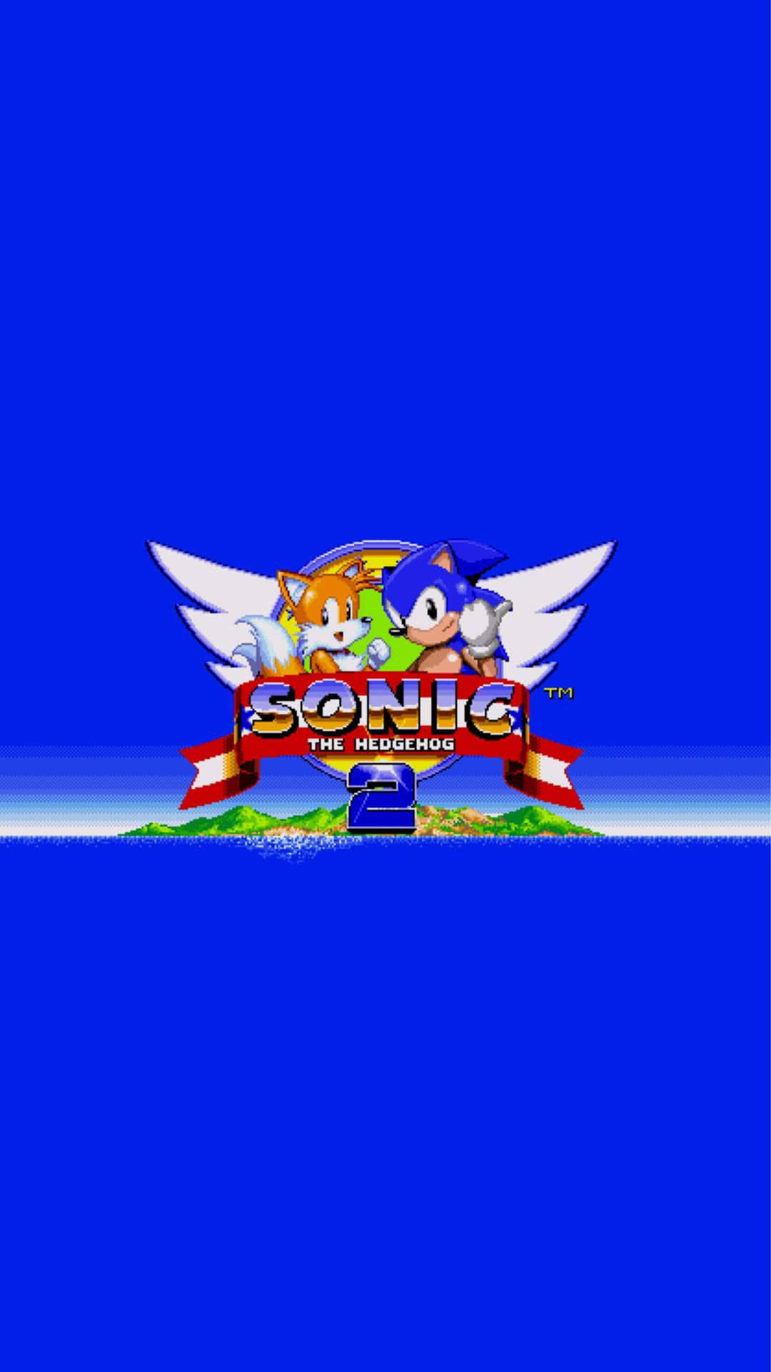 Sonic2 Hd - Upplev Den Sega-klassikern På Nytt Skapad På Nytt. Wallpaper