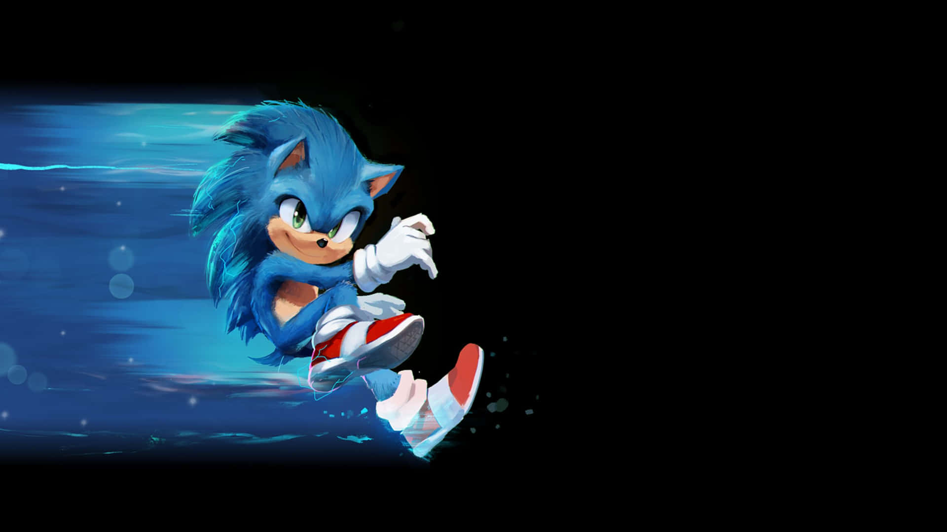 Velocidadhacia La Victoria Mientras Corres Junto A Sonic The Hedgehog. Fondo de pantalla