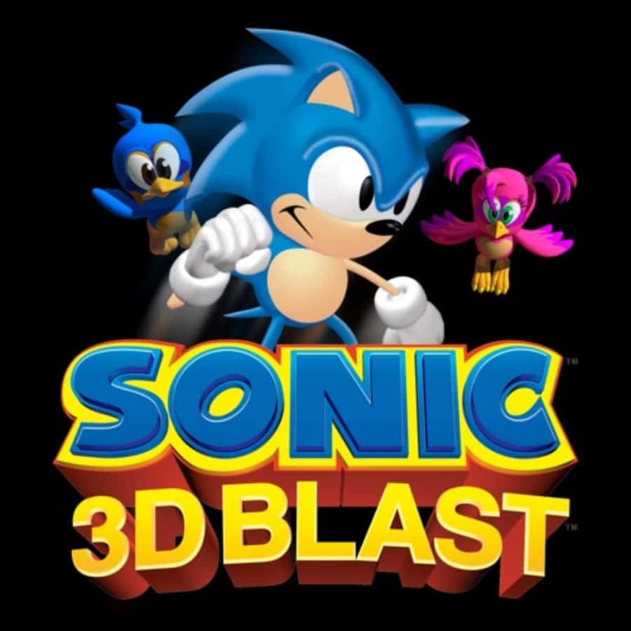 Fast-paced Action with Sonic 3D Blast Wallpaper