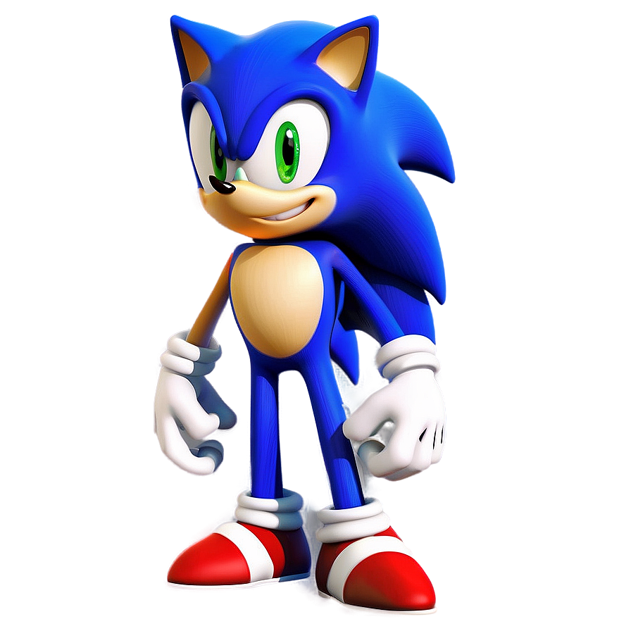 Sonic 3d Model Png Oip PNG