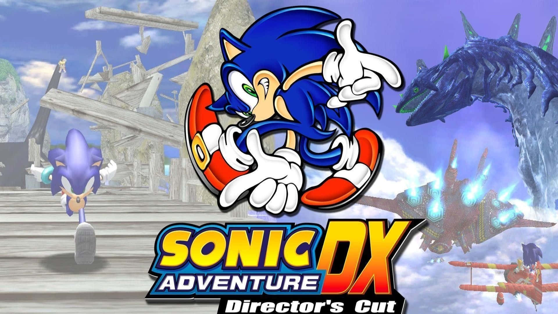 Sonic Adventure HD: Sonic the Hedgehog in Action Wallpaper