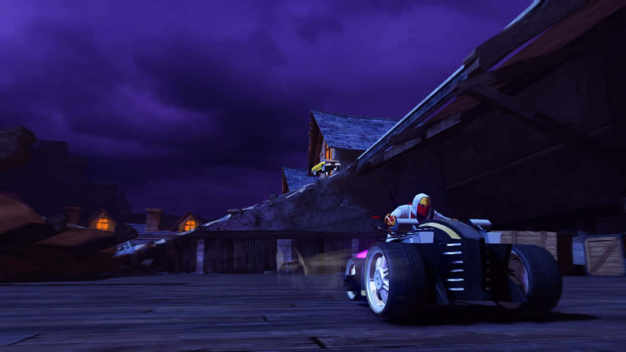 High-octane competition in Sonic and All-Stars Racing Transformed Wallpaper
