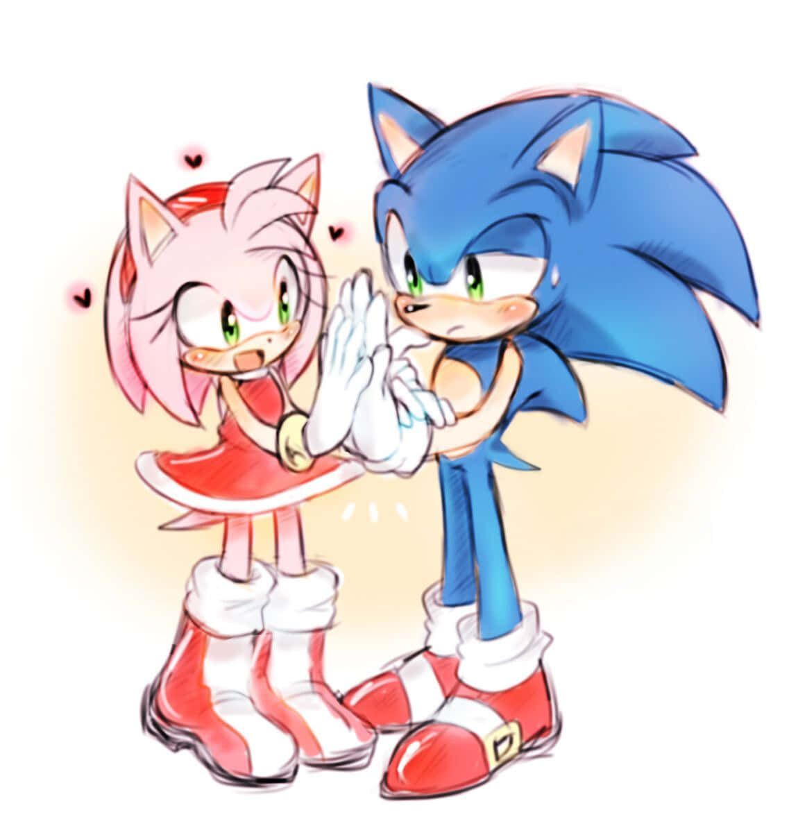 Sonic and Amy's Adventure Wallpaper