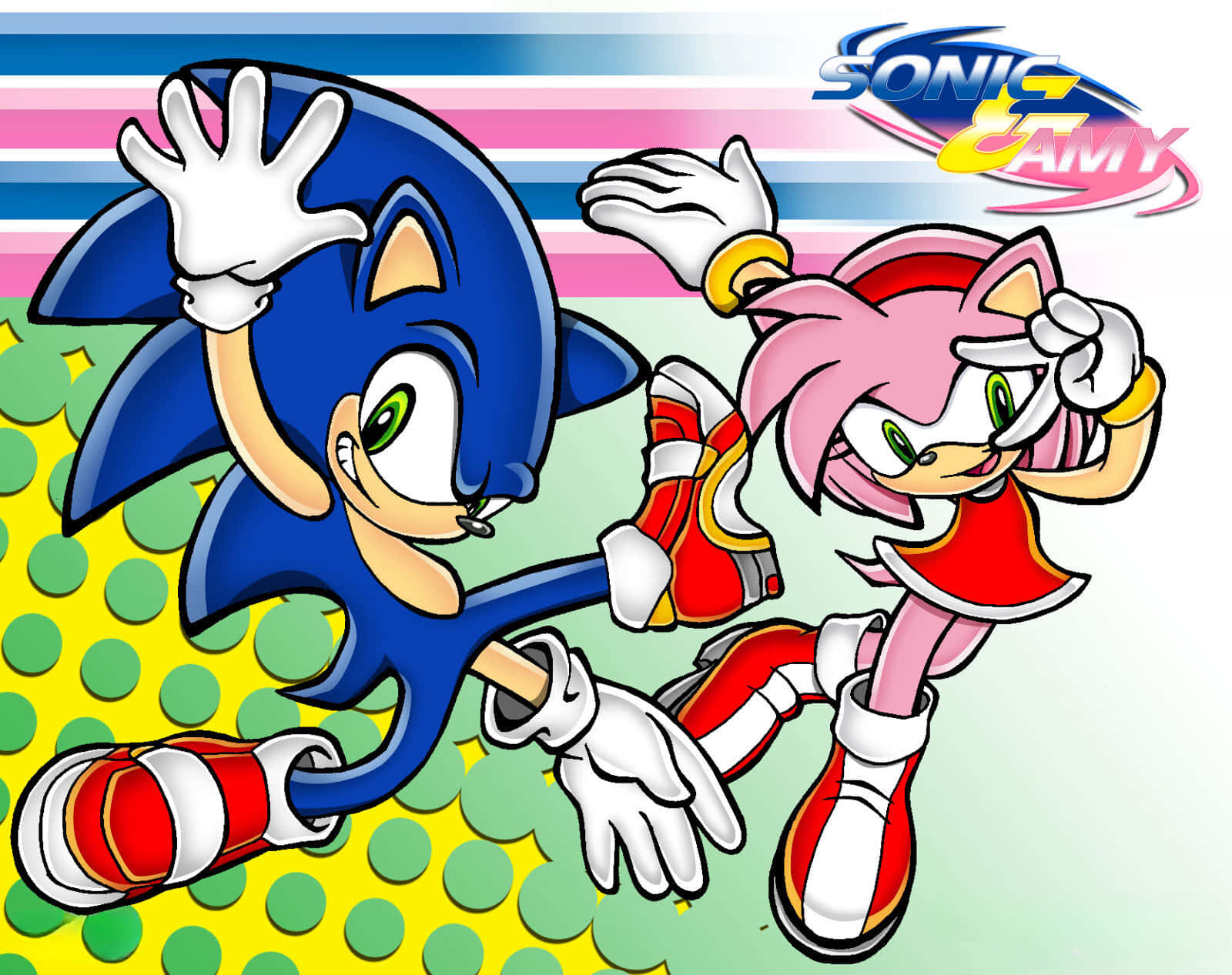 Sonic and Amy's Perfect Adventure Wallpaper