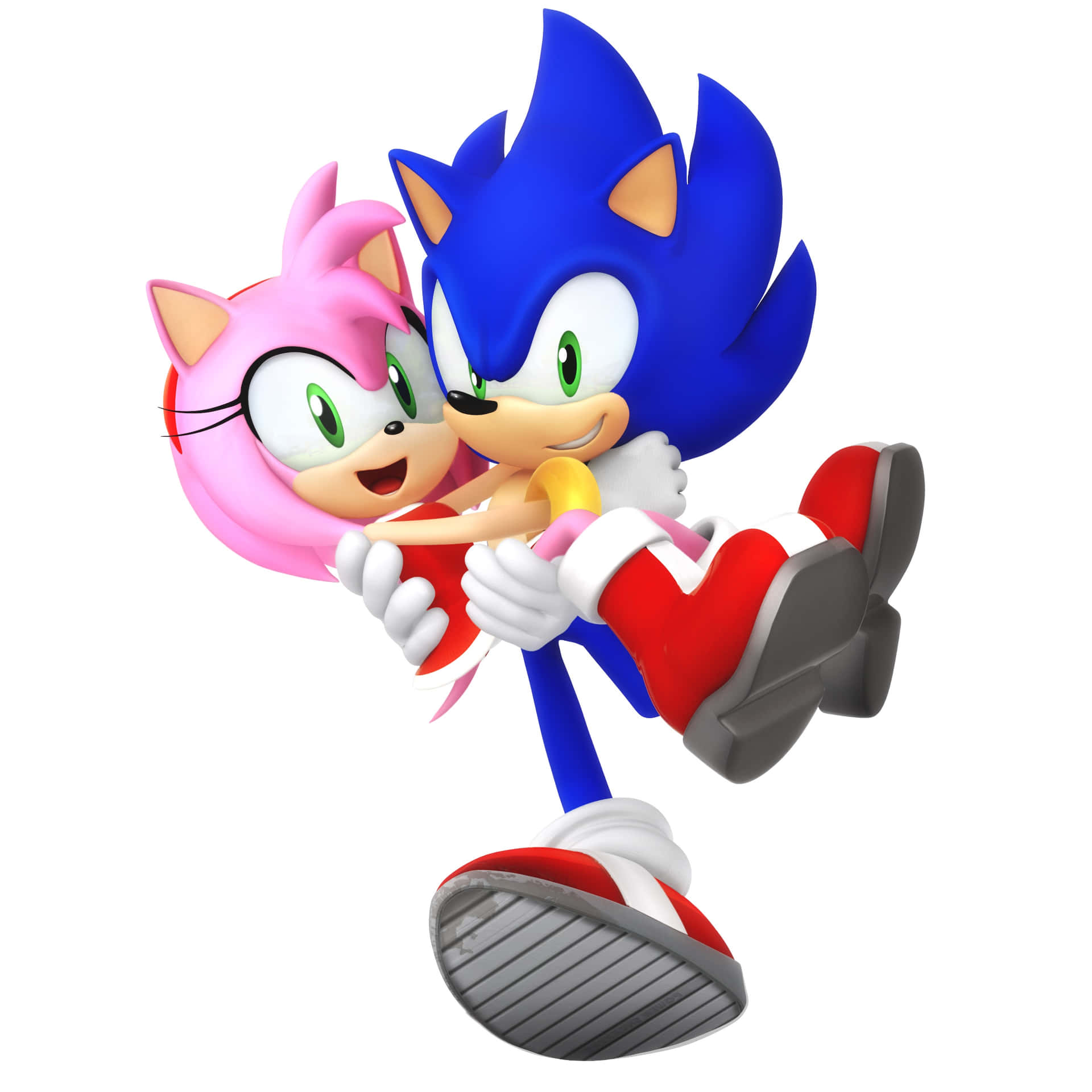 Aventurasjuntos De Sonic Y Amy Fondo de pantalla