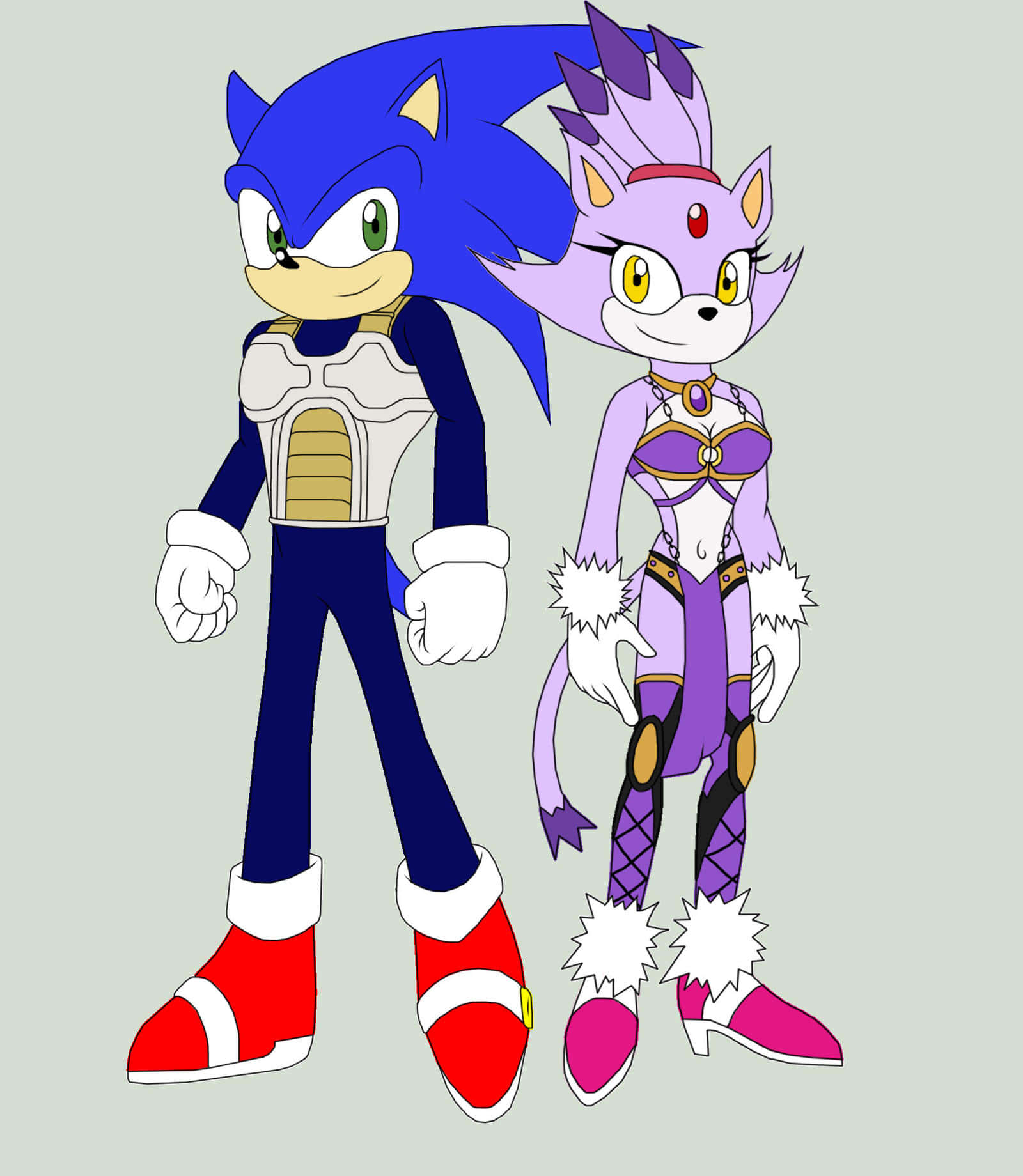 Sonic and Blaze: The Ultimate Team-up Wallpaper