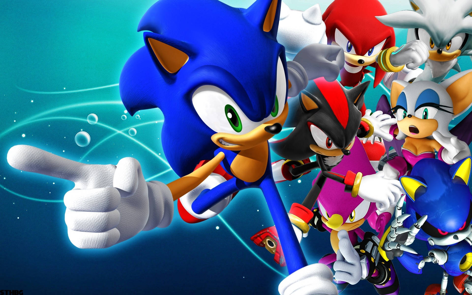 Sonic_and_ Friends_ Adventure Wallpaper