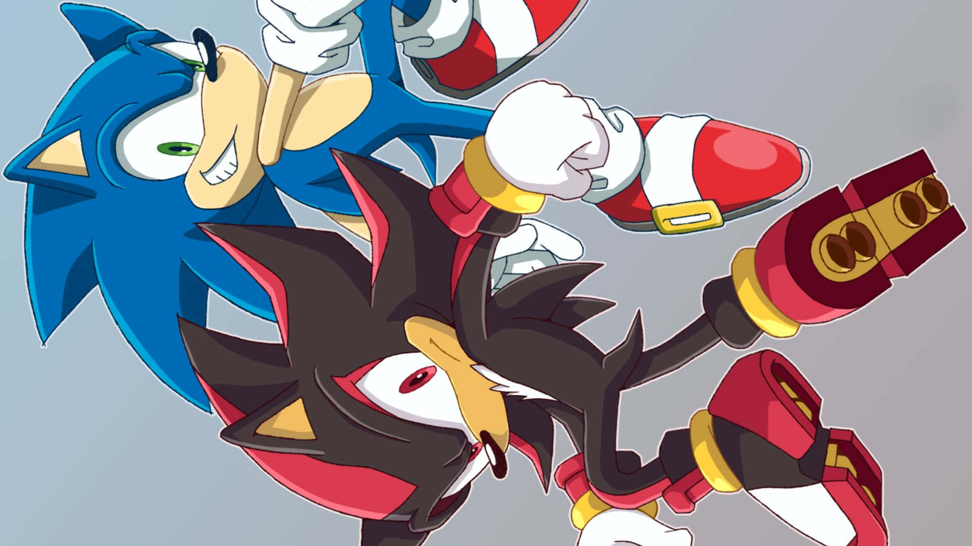 Sonic and Shadow, the Ultimate Rivals Wallpaper