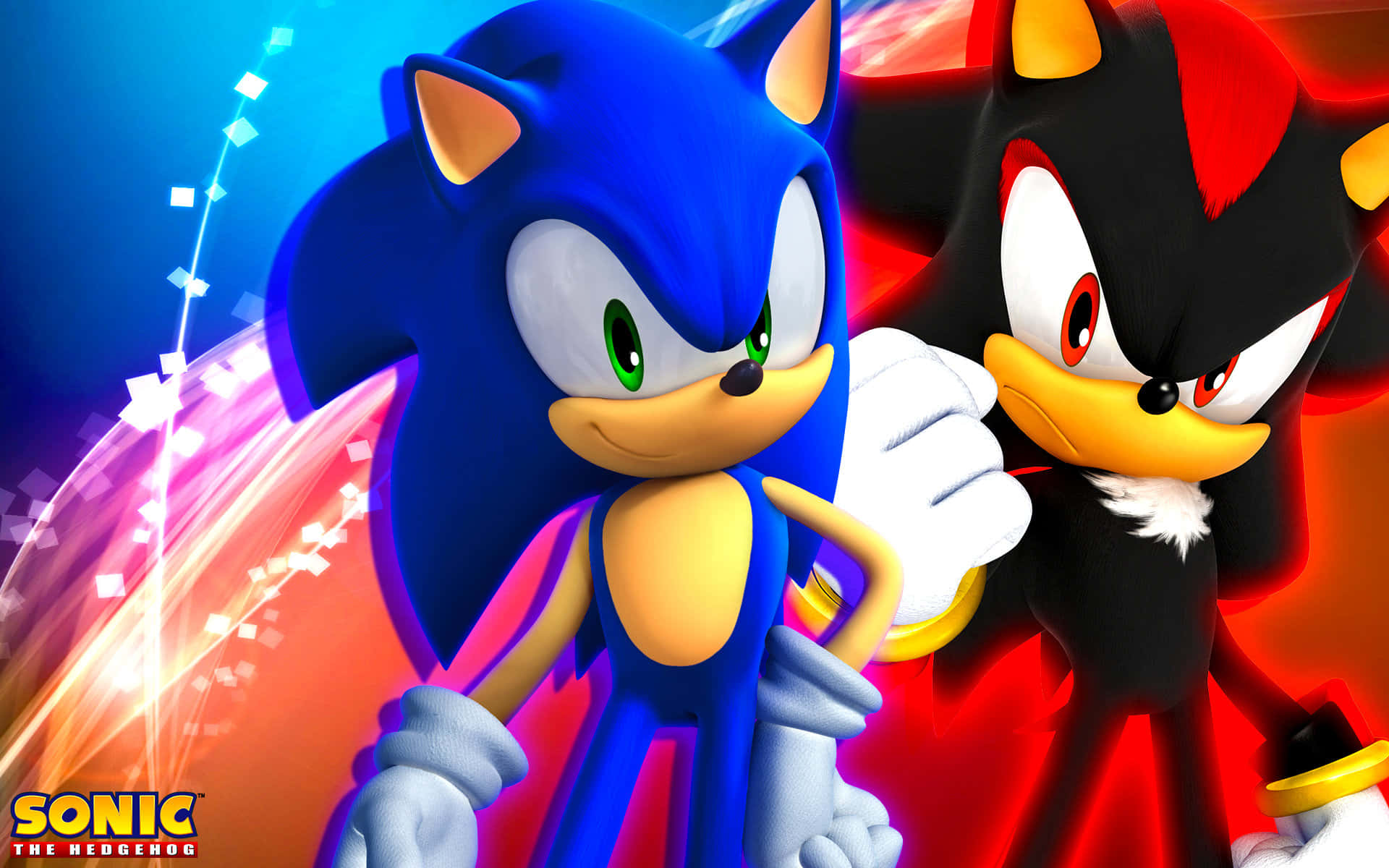 Sonic and Shadow Epic Showdown Wallpaper