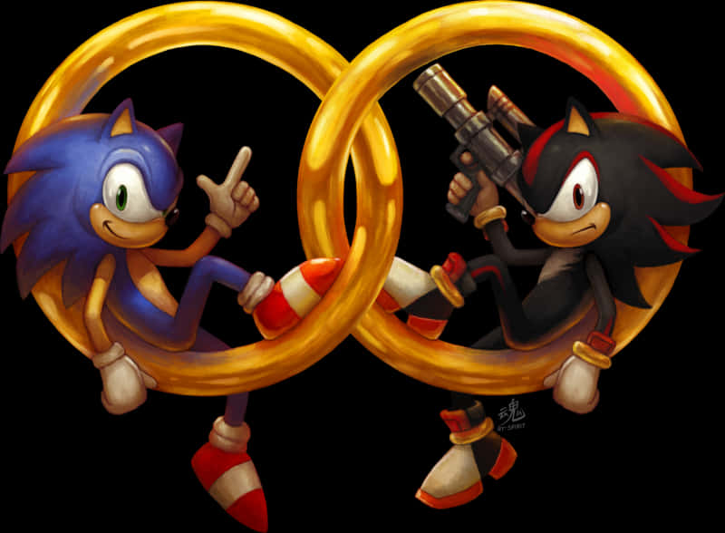 Sonic_and_ Shadow_ Rings_of_ Friendship PNG
