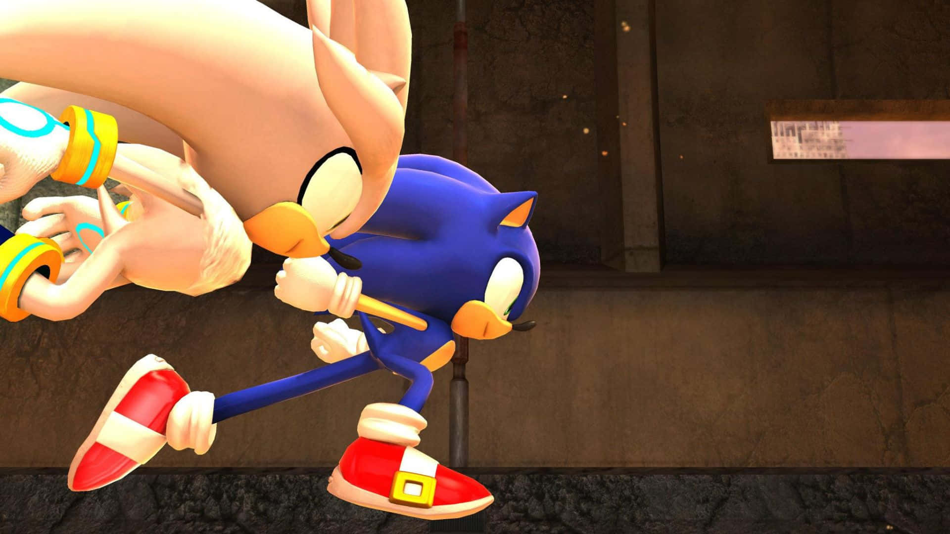Caption: Sonic and Silver: Epic Battle Wallpaper